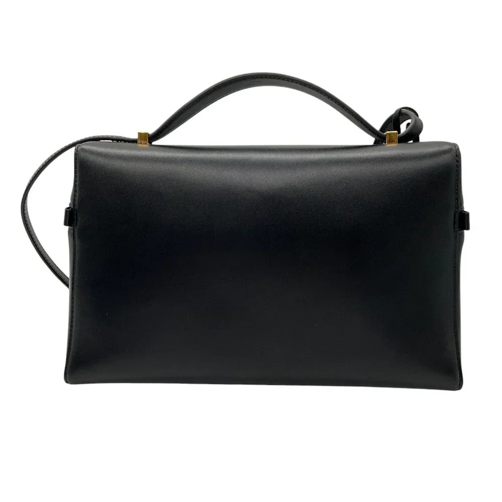 Loro Piana Black Extra Pocket L27 Tender Calfskin Leather Handbag - Picture 3 of 15